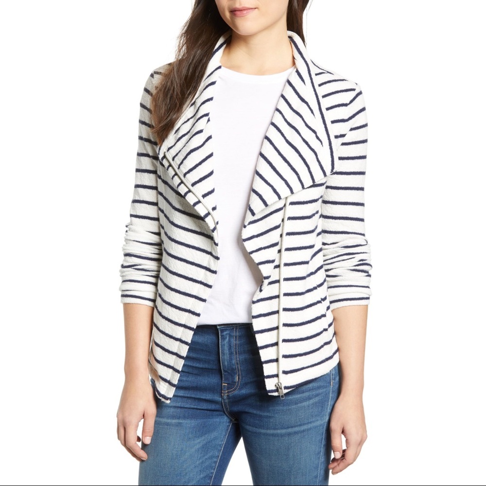 Caslon Knit Moto Jacket